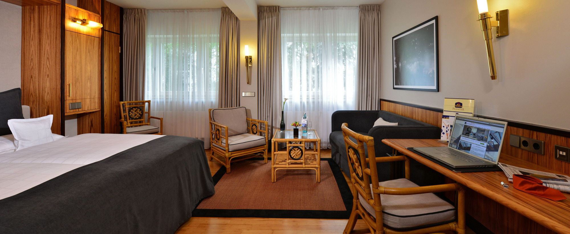 Sternzeichenzimmer: Wohn- und Schlafbereich Schuetze