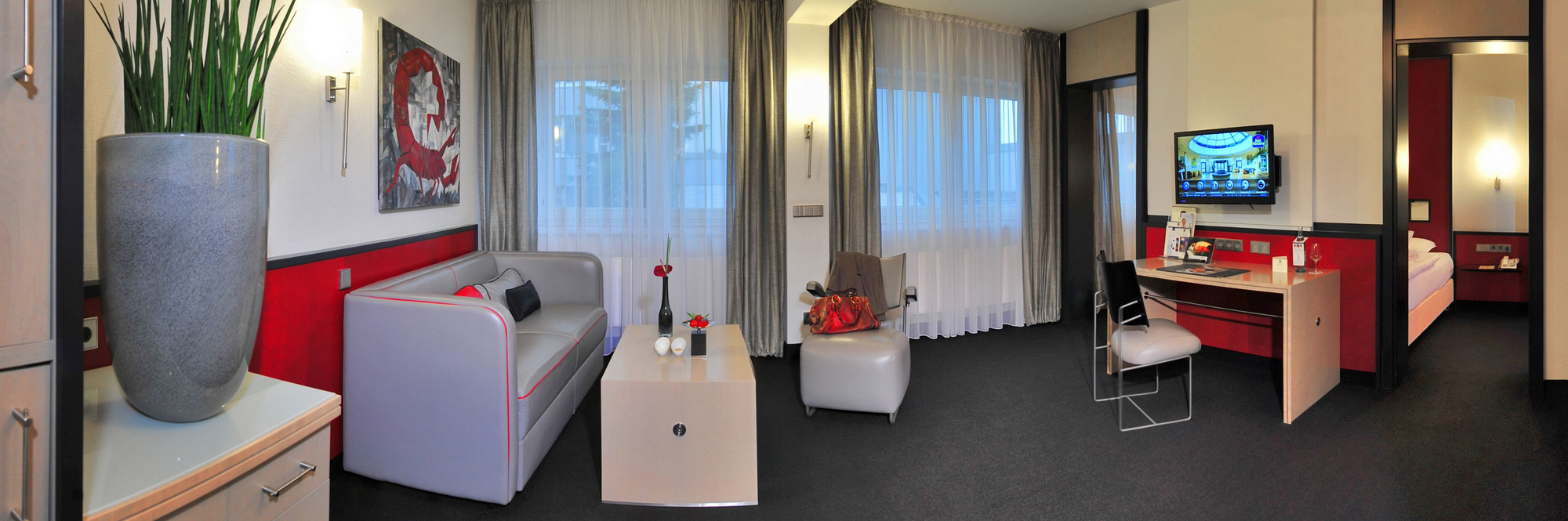 Sternzeichenzimmer: Wohn- und Schlafbereich Skorpion