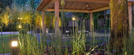 Gartenterrasse im Hotel Hannover