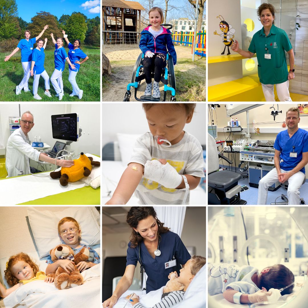 Collage Kinderkrankenhaus auf der BULT